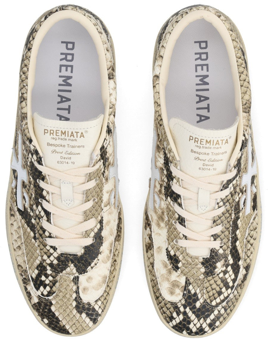 Premiata Women's Sneaker Davidd Pattern