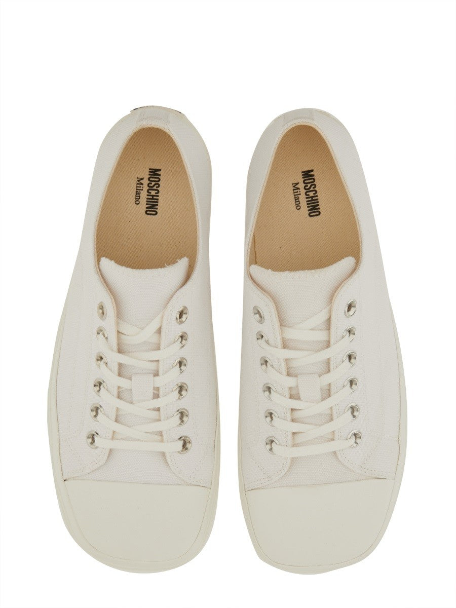 Moschino Men's Sneaker Edge White