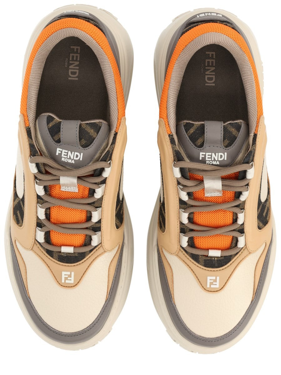 Fendi Men's Sneaker Fendi Force Beige