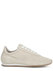 Toteme Women's Sneaker Flex in Suede Beige