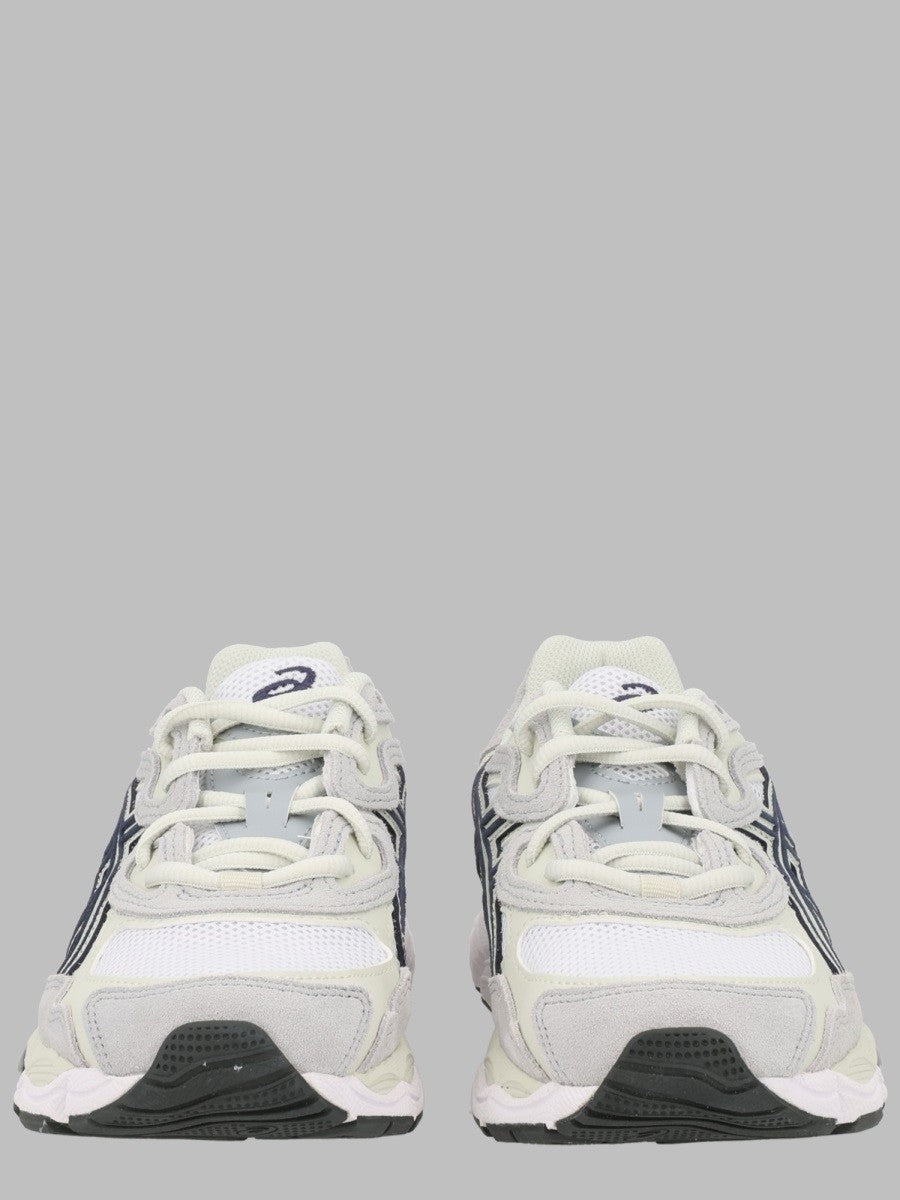 ASICS Unisex Sneaker Gel Nyc Con Dettagli in Pelle Suede White