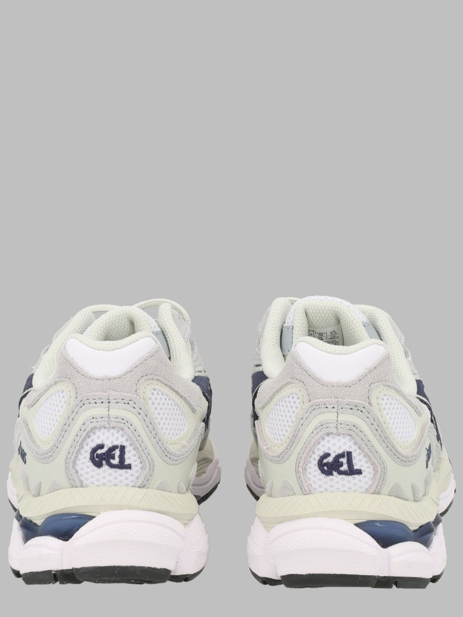 ASICS Unisex Sneaker Gel Nyc Con Dettagli in Pelle Suede White