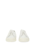 Saint Laurent Men's Leather Liscia Sneaker Gym White, view 4