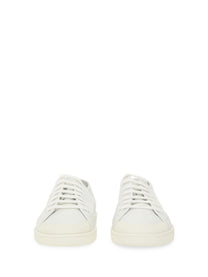 Saint Laurent Men's Sneaker Gym in Pelle Liscia White