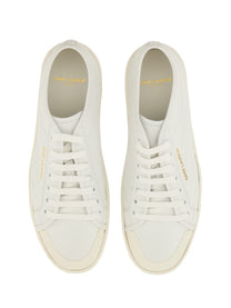 Saint Laurent Men's Sneaker Gym in Pelle Liscia White