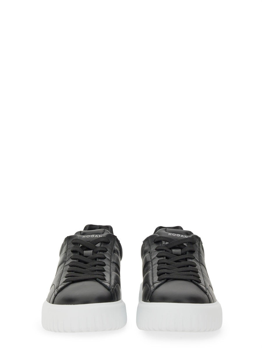 Hogan Men's Sneaker Stripes Black