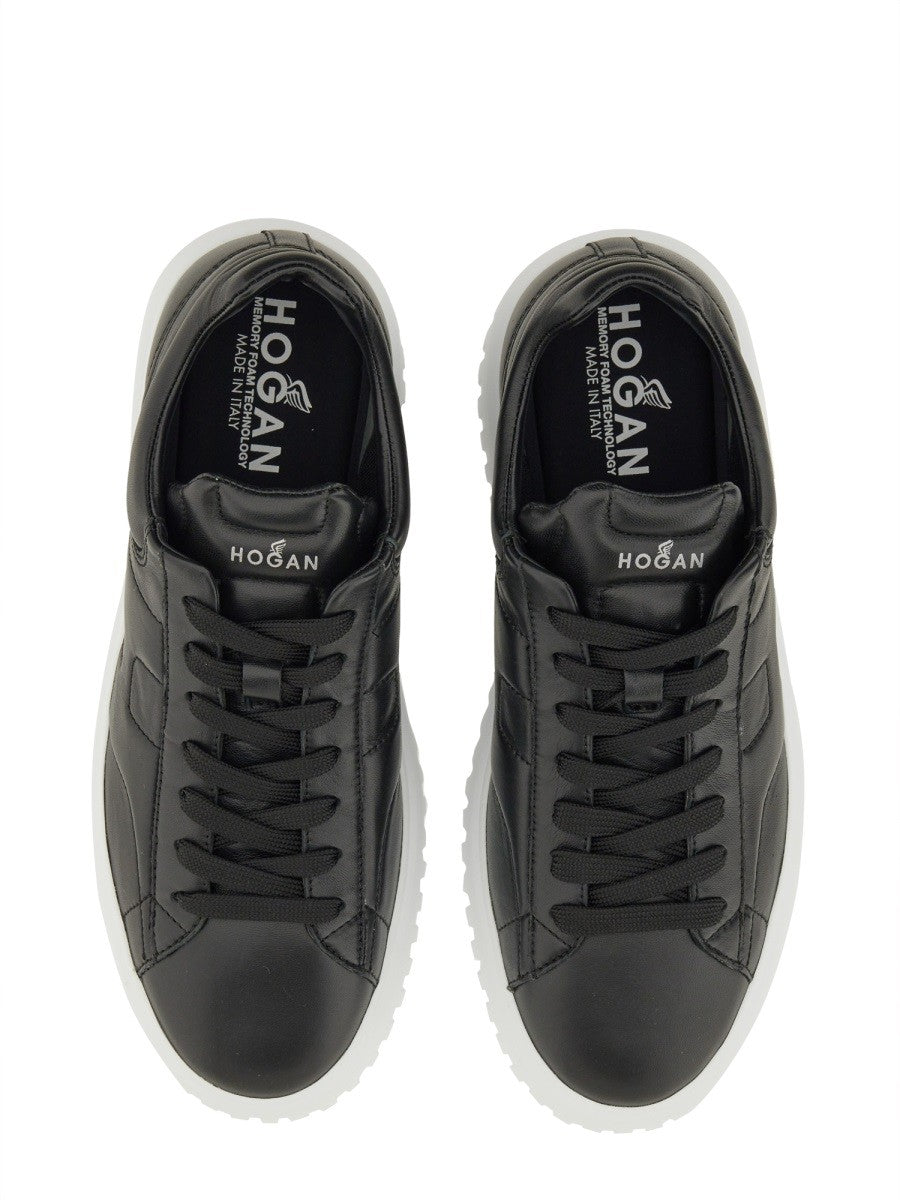 Hogan Men's Sneaker Stripes Black