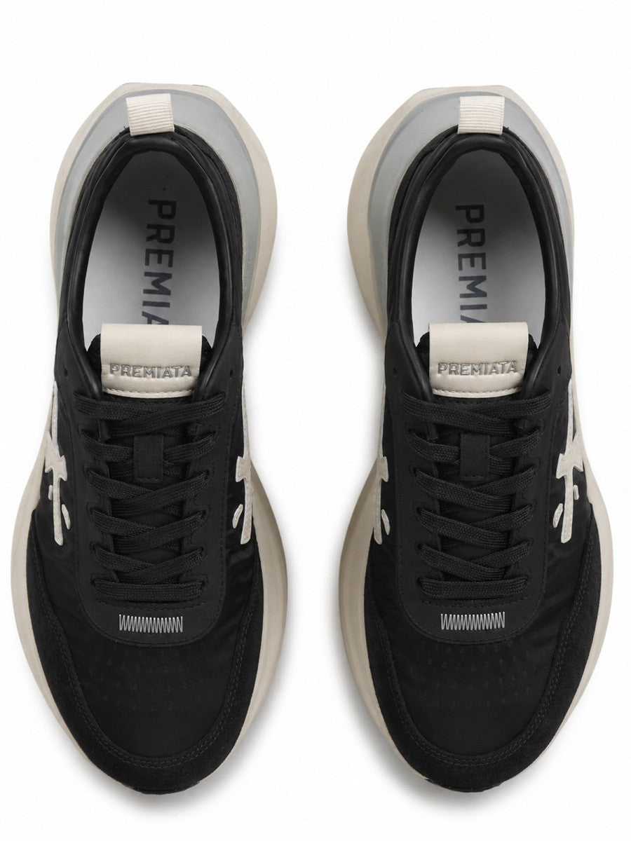 Premiata Women's Sneaker Hill Black, view 5
