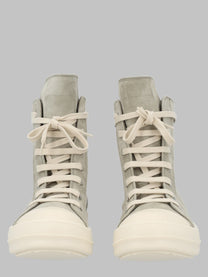 Rick Owens Women's Sneaker in Pelle Grey
