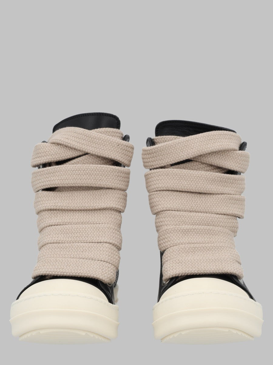 Rick Owens Women's Sneaker in Pelle Black