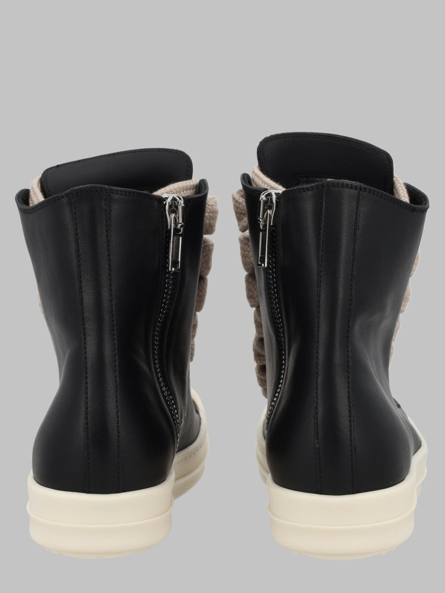 Rick Owens Women's Sneaker in Pelle Black