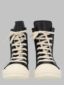 Rick Owens Women's Sneaker in Pelle Black