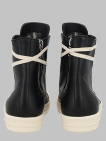 Rick Owens Men's Sneaker in Pelle Black