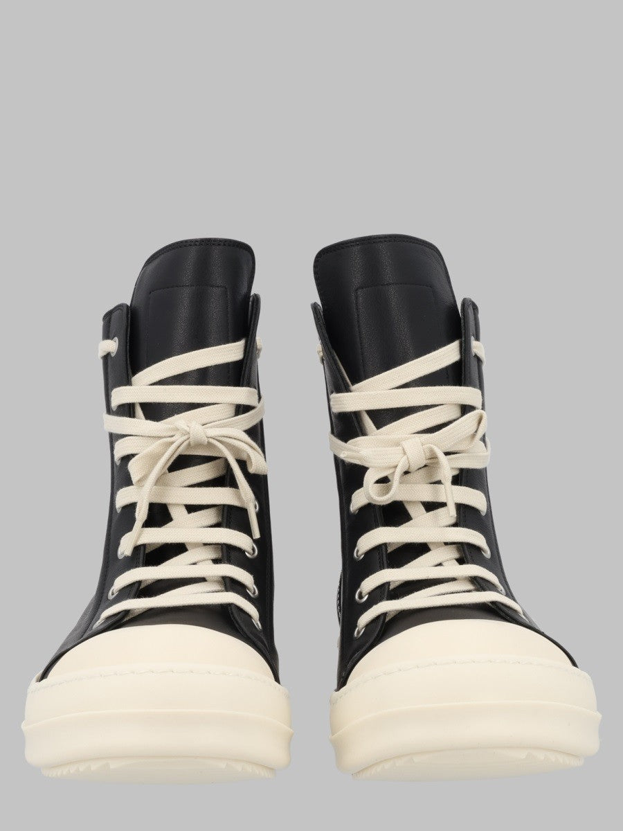 Rick Owens Men's Sneaker in Pelle Black