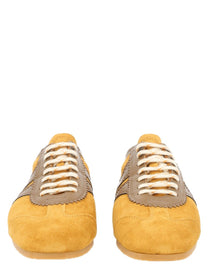 Dries Van Noten Women's Sneaker in Suede Beige