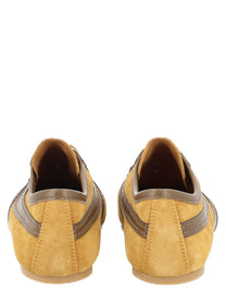 Dries Van Noten Women's Sneaker in Suede Beige