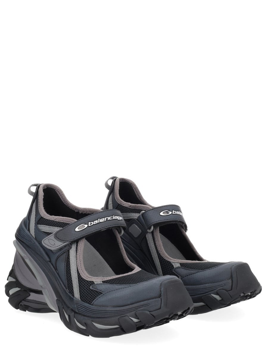 Balenciaga Women's Sneaker Mary Jane Hydra Black, view 2