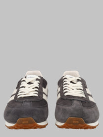 Tom Ford Men's Sneaker Mick in Pelle Scamosciata Grey