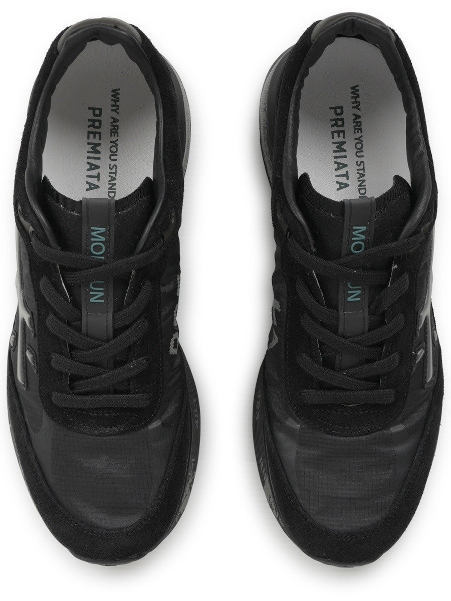 Premiata Men's Sneaker Moerun Black, view 6