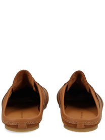 Dries Van Noten Men's Sneaker Mule in Suede Brown