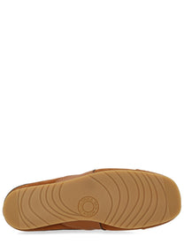 Dries Van Noten Men's Sneaker Mule in Suede Brown