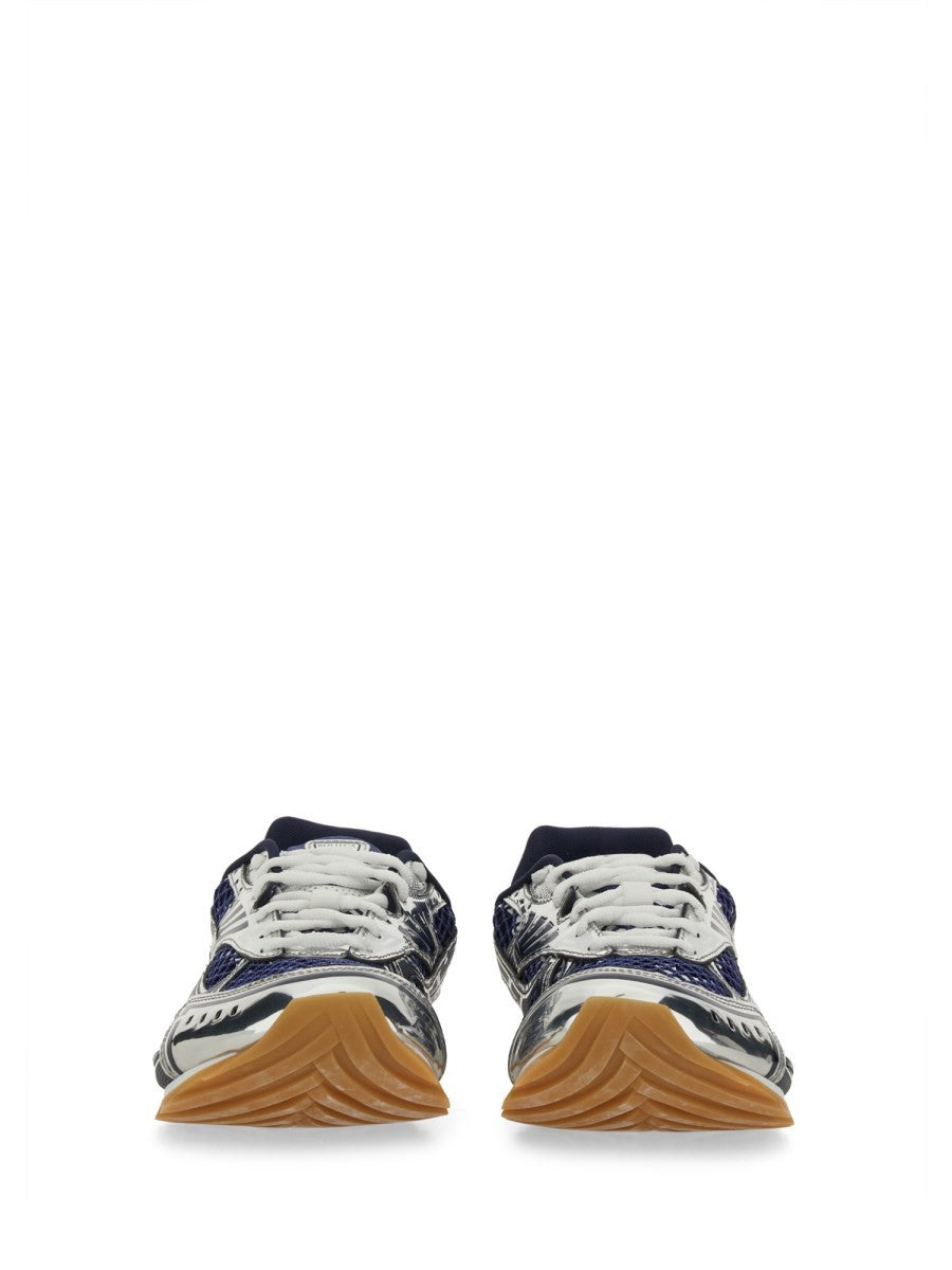 Bottega Veneta Women's Sneaker Orbit Blue, view 4