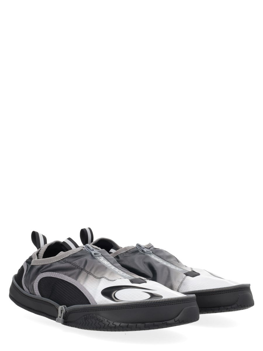 Balenciaga Men's Sneaker Pocket Gradient White, view 2