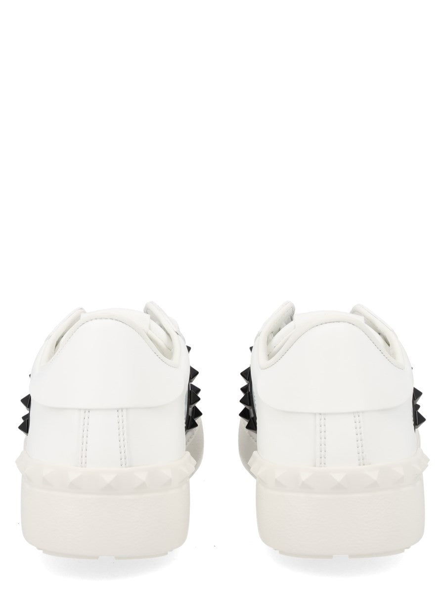 Valentino Women's Studded Sneaker Rockstud Untitled White, view 4