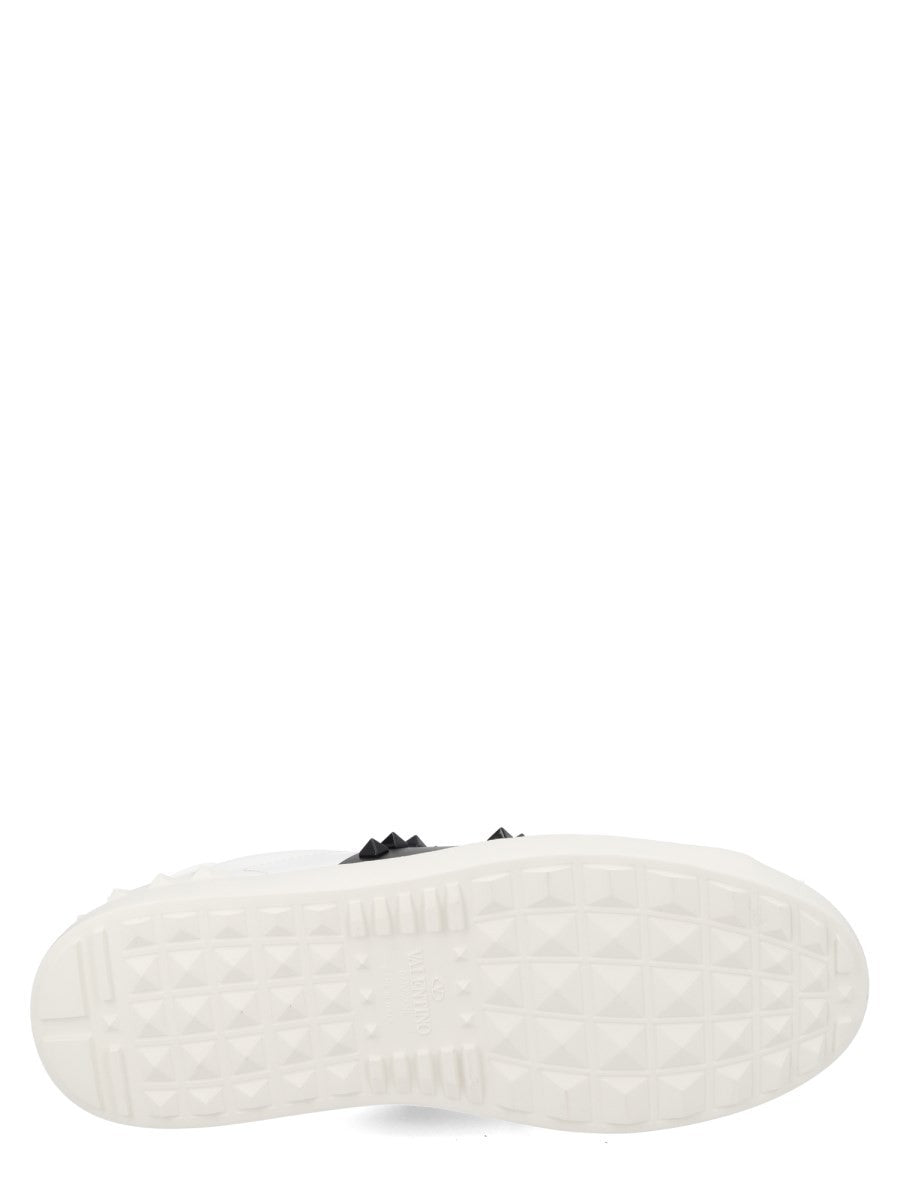 Valentino Women's Studded Sneaker Rockstud Untitled White, view 6