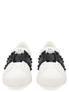 Valentino Women's Studded Sneaker Rockstud Untitled White, view 3