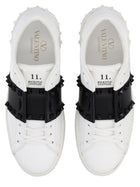 Valentino Women's Studded Sneaker Rockstud Untitled White, view 5