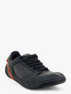 Gucci Men's Screener Leather Sneakers Black, view 2