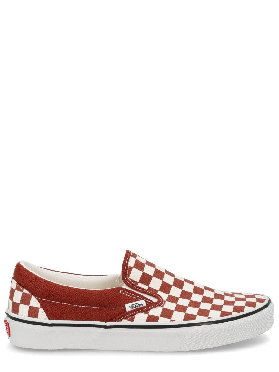 Vans Unisex Sneaker Slip on Checkerboard Red