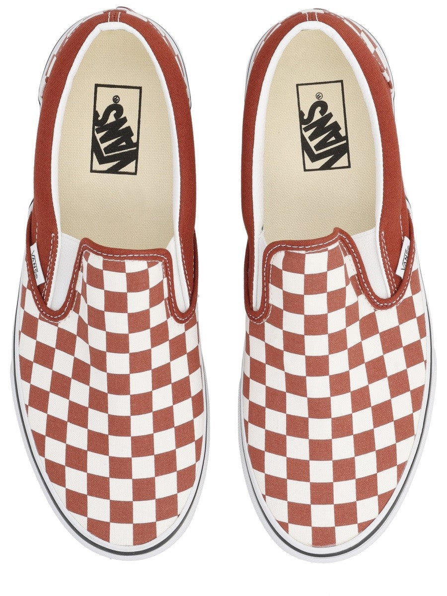 Vans Unisex Sneaker Slip on Checkerboard Red