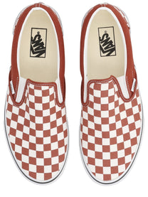 Vans Unisex Sneaker Slip on Checkerboard Red