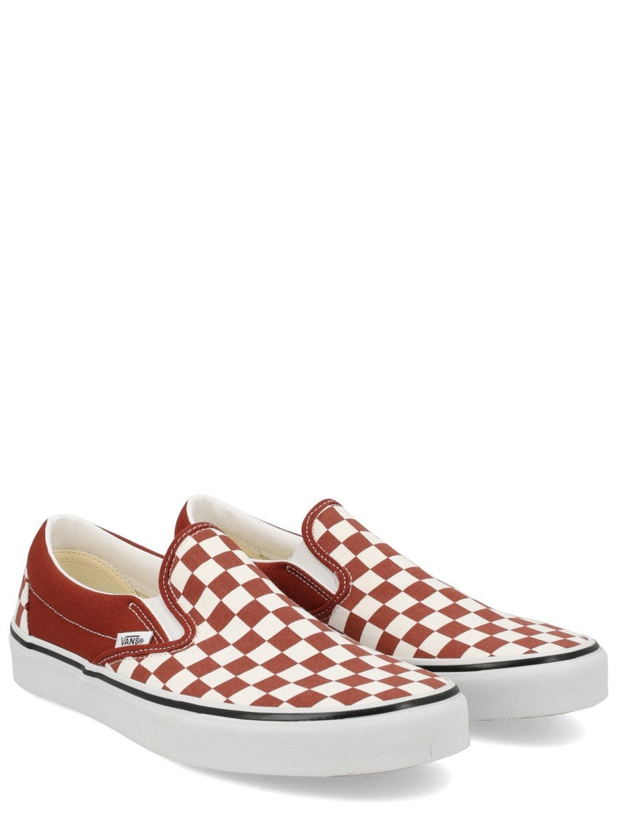 Vans Unisex Sneaker Slip on Checkerboard Red