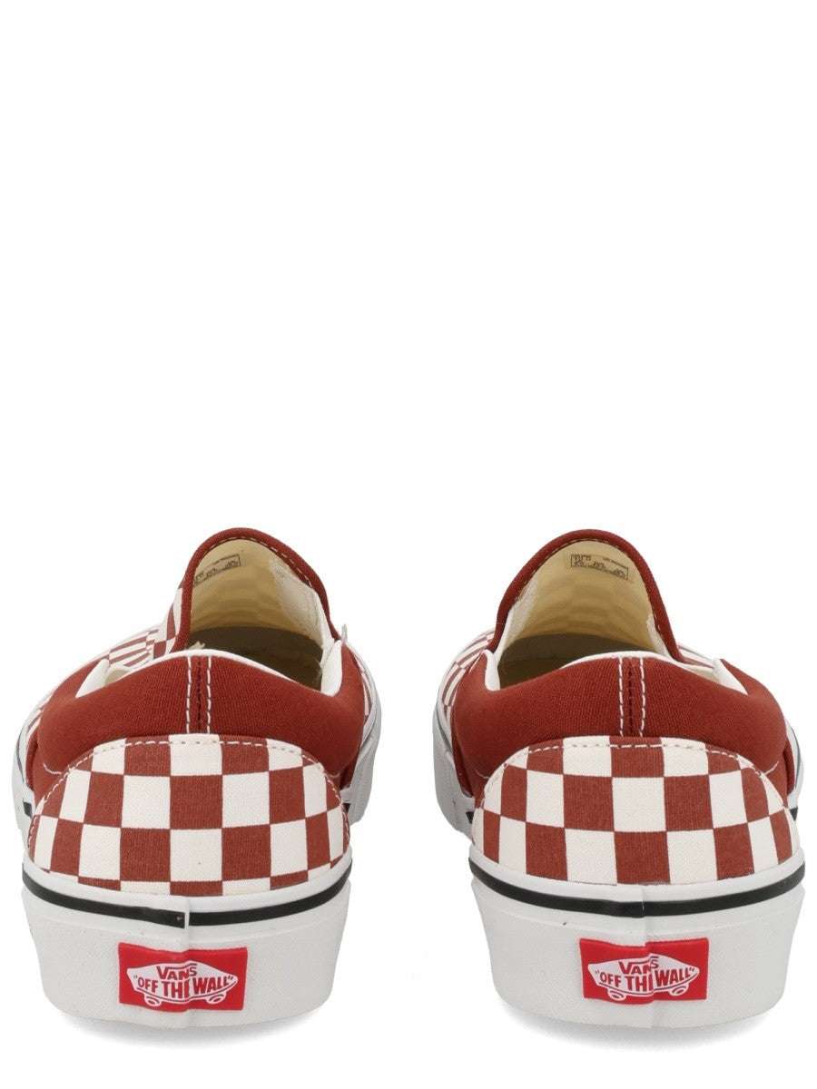 Vans Unisex Sneaker Slip on Checkerboard Red