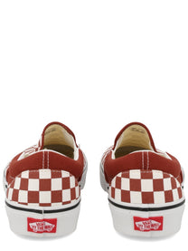 Vans Unisex Sneaker Slip on Checkerboard Red