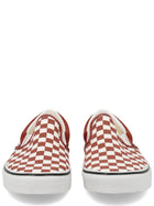 Vans Unisex Sneaker Slip on Checkerboard Red, view 3