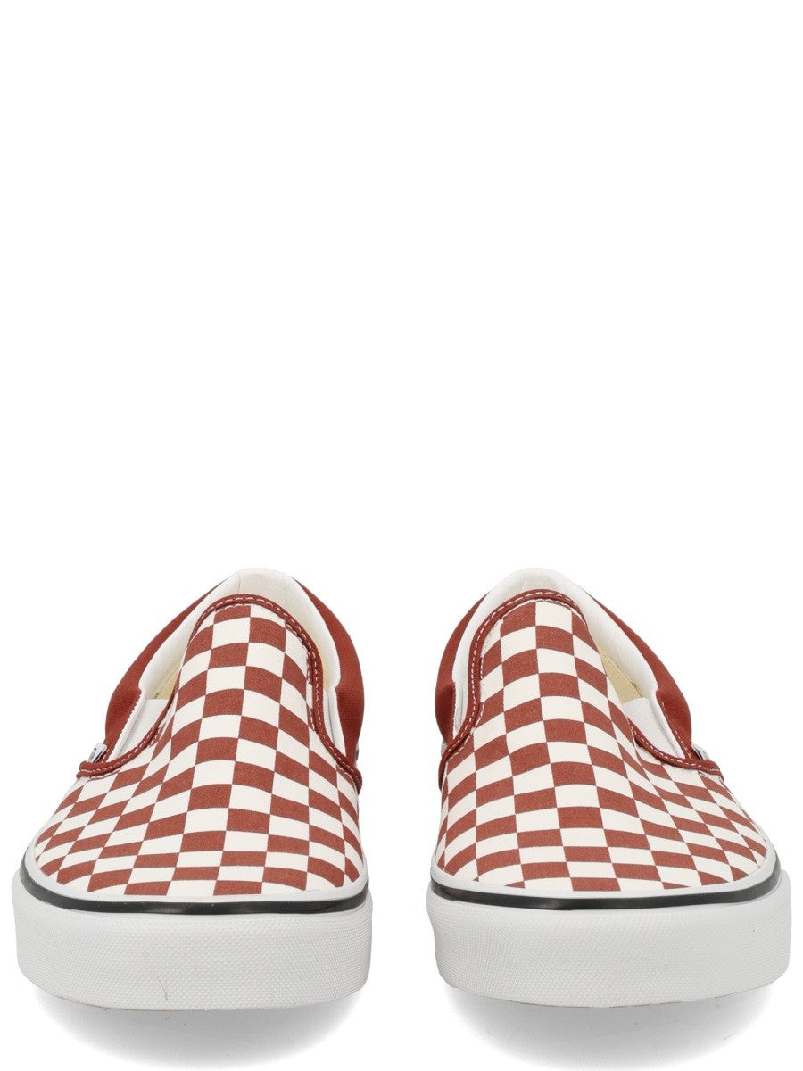 Vans Unisex Sneaker Slip on Checkerboard Red