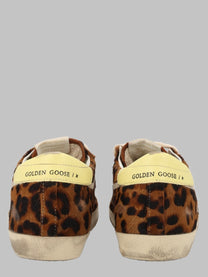 Golden Goose Women's Sneaker Super Star in Cavallino Pattern
