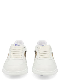 Burberry Men's Sneaker Terrace Con Dettagli Check White