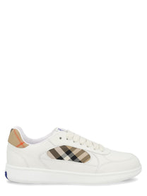 Burberry Men's Sneaker Terrace Con Dettagli Check White