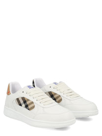 Burberry Men's Sneaker Terrace Con Dettagli Check White