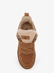 UGG Men's Sneakers Lowmel in Suede and Nylon Brown, view 5