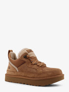 UGG Men's Sneakers Lowmel in Suede and Nylon Brown, view 2