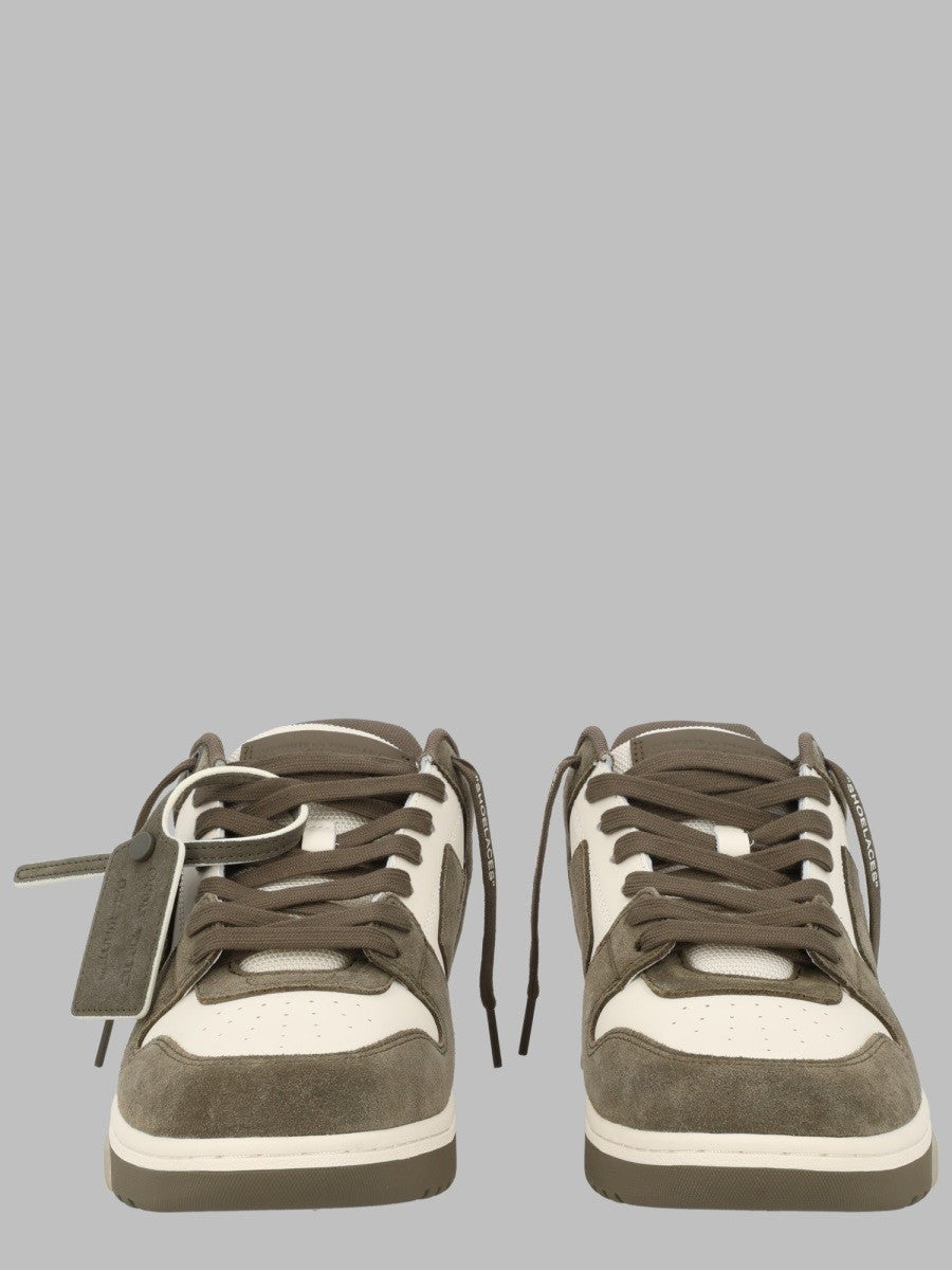 Off-White Men's Sneakers Out of Office Green