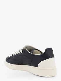 Y-3 Men's Sneakers Diagonal in Pelle White