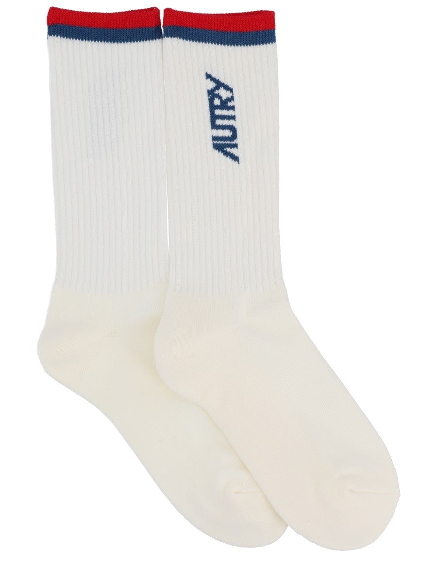 Autry Unisex Socks White AUTRY