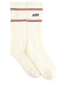 Autry Unisex Socks White AUTRY